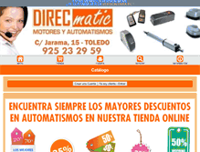 Tablet Screenshot of direcmatic.com